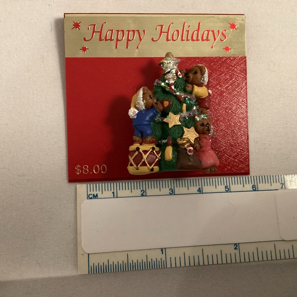 Happy Holidays Brooch